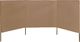 vidaXL Parawan 3-skrzydłowy z tkaniny, 400x80 cm, taupe 2
