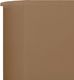 vidaXL Parawan 3-skrzydłowy z tkaniny, 400x80 cm, taupe 3