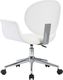 Krzesło biurowe vidaXL Białe 5