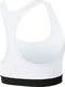 Nike Stanik Nike Swoosh Band Bra Non Pad biały BV3900 100 2