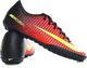 Nike Czerwono-czarne buty piłkarskie na orlik Nike Mercurial Victory TF 831968-870 44 1