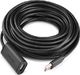 Kabel USB Ugreen USB-A - USB-A 5 m Czarny (UGR402BLK) 5