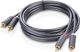 Kabel Ugreen RCA (Cinch) x2 - RCA (Cinch) x2 3m czarny (UGR315BLK) 3