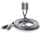 Kabel Ugreen RCA (Cinch) x2 - RCA (Cinch) x2 1m czarny (30747) 3
