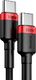 Kabel USB Baseus USB-C - USB-C 2 m Czarno-czerwony (BSU1520REDBLK) 3
