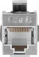 Lanberg ŁĄCZNIK KEYSTONE GNIAZDO RJ45->RJ45 FTP KAT6 90 ZŁĄCZKA SIECIOWA LANBERG 3