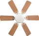 Wentylator vidaXL Sufitowy z lampą 82 cm jasnobrązowy 6