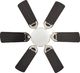Wentylator vidaXL Sufitowy z lampą 82 cm ciemnobrązowy 5