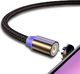 Kabel USB Usams USB-A - USB-C + microUSB + Lightning 1 m Czarny (70506-uniw) 2