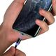 Kabel USB Usams USB-A - USB-C + microUSB + Lightning 1 m Czarny (70506-uniw) 4