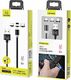 Kabel USB Usams USB-A - USB-C + microUSB + Lightning 1 m Czarny (70506-uniw) 6