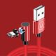 Kabel USB Usams USB-A - Lightning 1 m Czerwony (63289) 2
