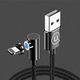 Kabel USB Usams USB-A - Lightning 1 m Czarny (63288) 2