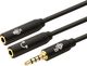 Kabel TB Print TB Kabel 3,5mm Mini Jack - 2x 3,5mm Mini Jack M/F adapter 30cm 1