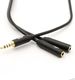Kabel TB Print TB Kabel 3,5mm Mini Jack - 2x 3,5mm Mini Jack M/F adapter 30cm 2