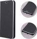 TelForceOne Pokrowiec Smart Venus Carbon do Samsung A40 czarny 3