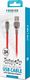 Kabel USB Forever USB-A - 1 m Czerwony (GSM097156) 2