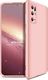 GKK GKK 360 Protection Case etui na całą obudowę przód + tył Samsung Galaxy S20 Plus różowy 1