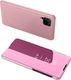 Hurtel Clear View Case futerał etui z klapką Huawei P40 Lite / Nova 7i / Nova 6 SE różowy 1