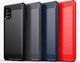 Hurtel Carbon Case elastyczne etui pokrowiec Samsung Galaxy A71 5G czarny 14