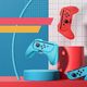 Baseus Baseus zestaw 2x nakładka na Joy-Con joystick pad do Nintendo Switch czerwony i niebieski (GMSWC-93) uniwersalny 2