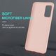 Etui SAMSUNG GALAXY S20+ Silicone case elastyczne silikonowe różowe 4