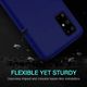 Etui SAMSUNG GALAXY S20+ Silicone case elastyczne silikonowe granatowe 2