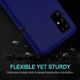 Etui SAMSUNG GALAXY S20+ Silicone case elastyczne silikonowe granatowe 2