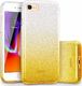 Etui SAMSUNG GALAXY A51 Brokat Glitter srebrno-złote 1