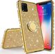 Etui HUAWEI P40 LITE Diamond Ring Brokat złote 1