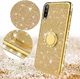 Etui SAMSUNG GALAXY S20 ULTRA Diamond Ring Brokat złote 2