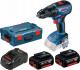 Wiertarko-wkrętarka Bosch GSR 18V-50 18 V 2 x akumulator 5 Ah (06019H5001) 1