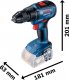 Wiertarko-wkrętarka Bosch GSB 18V-50 18 V 2 x akumulator 2 / 5 Ah (06019H5103) 2