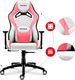 Fotel Huzaro Fotel Gamingowy gracza HUZARO FORCE 7.3 Pink 3