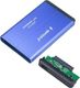 Kieszeń Gembird 2.5" SATA - USB 3.0 Niebieska (EE2-U3S-2-B) 2