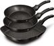 Patelnia Berlinger Haus wok Metallic Line 20 24 28cm 3szt. 1
