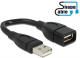 Adapter USB Delock Czarny  (83497) 1