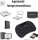 Klawiatura mini I8+ Bezprzewodowa Czarna US (I8+) 4