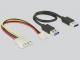 Delock Karta rozszerzeń PCI Express x1 > 2 x PCIe x1 z 30 cm kablem USB (41433) 4