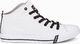 Ombre Buty męskie trampki T304 - białe 43 (12418-W) - 12418-W 4