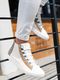 Ombre Buty męskie trampki T343 - białe 41 1