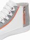 Ombre Buty męskie trampki T343 - białe 42 3