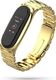 Tech-Protect Bransoleta stalowa Mi Smart Band 5 złota 1