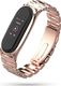 Tech-Protect Bransoleta stalowa Mi Smart Band 5 różowozłota 1