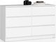 Nore Komoda NORE Queen K120, balta 1