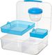 Sistema Užkandžių dėžutė Sistema® Bento Lunch To Go ™, 1,65 l 2