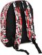 BAGINC Plecak szkolny Line Print Red 1