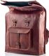 Belveder Plecak vintage skórzany brąz Outlander BT07 4