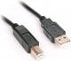Kabel USB Omega USB-A - USB-B 5 m Czarny (40065) 1