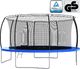 Trampolina ogrodowa vidaXL 92456 z siatką wewnętrzną 15 FT 460 cm 4